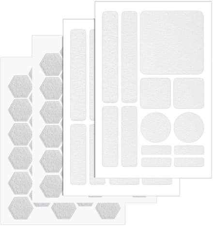 Dailygoods- Telefoongrip Antislip - 4x Telefoongriptape - Waterdicht - Transparant - PEVA - 19,7 x 16 cm - Griptape