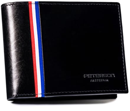 PTN 22305-VT-A-2404 Zwarte leren portemonnee