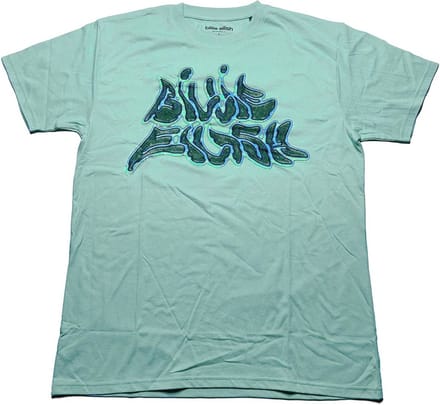 Billie Eilish - Neon Logo Billie Heren T-shirt - M - Blauw