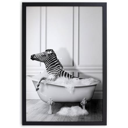 Wanddecoratie Zebra Bath | Really Nice Things