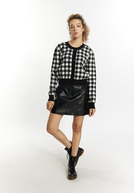 Mymo Vest Dames zwart wit