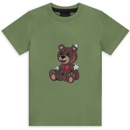 Aspact Kids Teddy Tee Green Größe: 140 | T-Shirts Outlet | kids | Grün