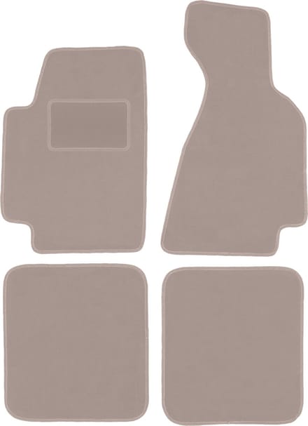Beige veloursmatten voor: Audi 80 B5 cabrio (1994-2000)
