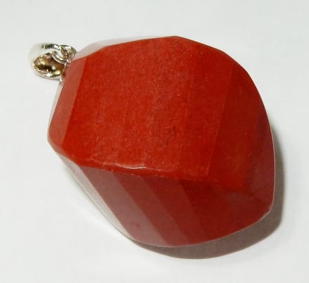 Jaspis Rood Geslepen Hanger