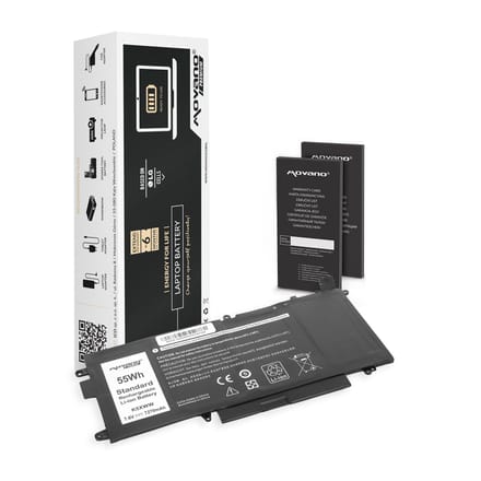 Movano Premium - Bateria - Dell Latitude 5289 7390 2-in-1 - Hoge Capaciteit
