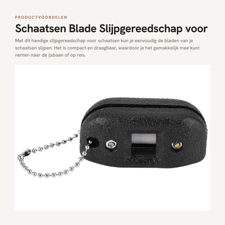 Dailygoods - Schaatsen Blade Slijpgereedschap voor Draagbaar Gebruik