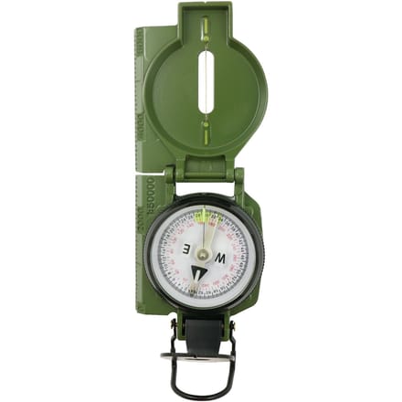 Multifunctioneel Kompas voor Buiten Camping Wandelen Opvouwbaar Kompas Survival Trip Navigatiegereedschap groen