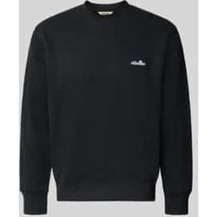 Sweatshirt met ronde hals en label-stitching