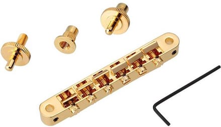 TonePros NVR2-G Tune-O-Matic Brug voor USA Gitaren - Goud
