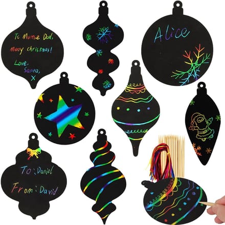 Dailygoody - Kraskunst voor kinderen - Creatieve kerstballen
