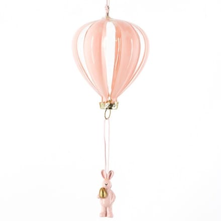Hanger Luchtballon konijn roze