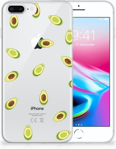 Apple iPhone 7 Plus | 8 Plus Siliconen Case Avocado