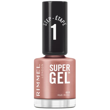Rimmel Super Gel Nail Polish 033 R&amp;B Rose 12 ml