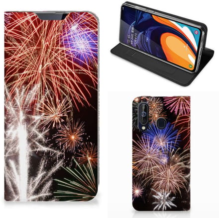 Samsung Galaxy A60 Hippe Standcase Vuurwerk