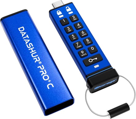 Beveiligde USB Stick 128 GB Type-C met PIN Code en FIPS 140-3 Level 3 Certificering