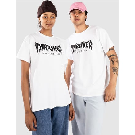 Thrasher Metal T-Shirt wit