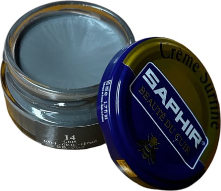 Saphir Creme Surfine (schoenpoets) Grijs