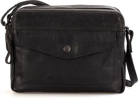 Leren Crossbodytas - Hawaii - Zwart