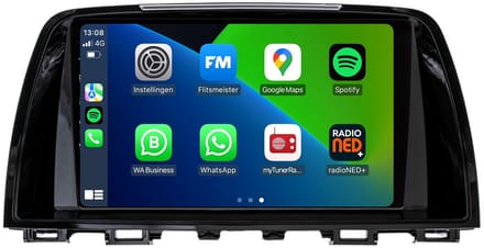 CarPlay autoradio geschikt voor Mazda 6 | 2012 t/m 2016 | Android 13 | Draadloos Apple CarPlay & Android Auto | 2GB + 32GB | 8-Core processor | Davilon | 2025 model | 2012 2013 2014 2015 2016 | Bluetooth & Wifi