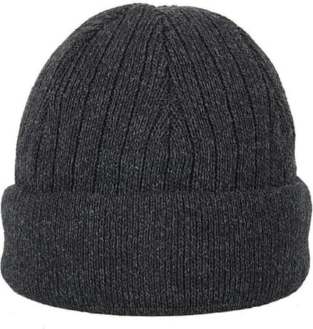 Hatland - Beanie voor heren - Jolon Windstopper - Antraciet - maat Onesize