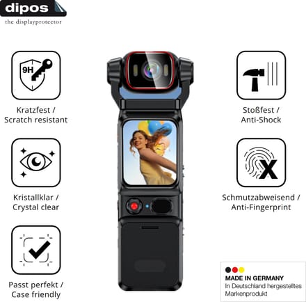 dipos – 2x Pantserfolie geschikt voor YCCNIU YC18 | 9H Screenprotector