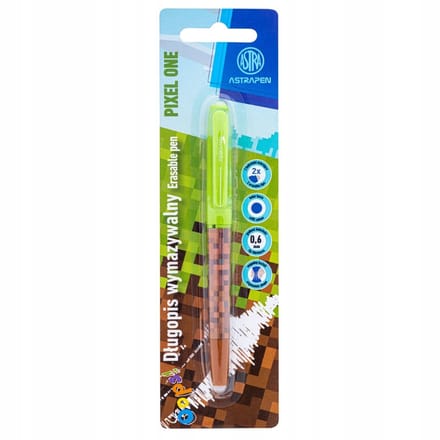 Astrapen Oops! Uitwisbare Gel Pen - 0.6mm, Blauwe Inkt, Pixel Design