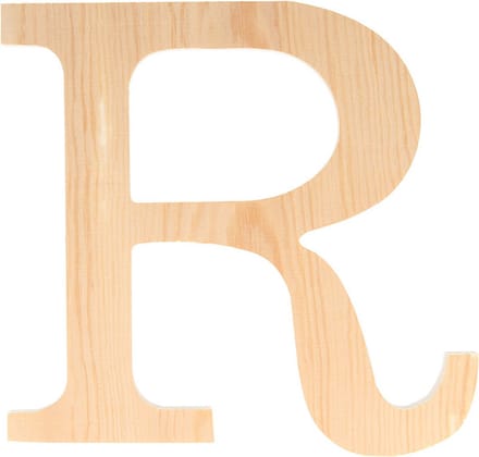 Artemio houten letter R 19 cm