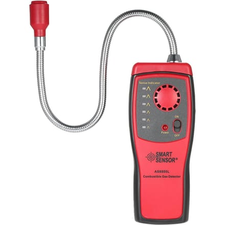 SMART SENSOR Gloednieuwe Handheld Draagbare Automotive Mini Brandbaar Gas Detector Gaslekkage rood