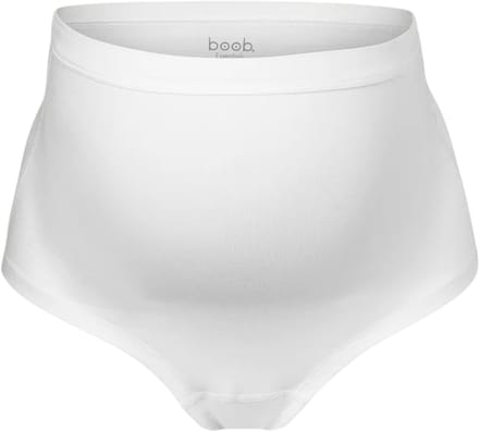 Boob Design - Essential Zwangerschapsslip - Met Hoge Taille – Biokatoen – Wit – Maat M
