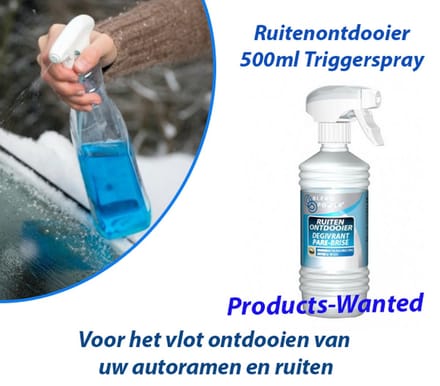 5-Flessen Ruitenontdooier Triggerspray 500ml