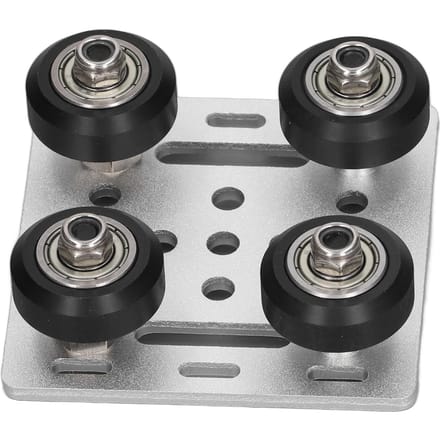 V Gantryplaat voor 2020 V Type Aluminium Profiel Wielen 3D Printers CNC Standaard Zilver gray