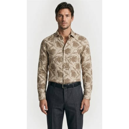 Dstrezzed Ds-dory Shirt Sand Größe: M | Casual hemden Outlet | Herren | Braun