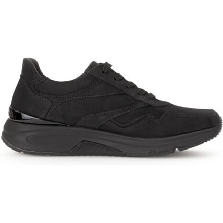 Gabor rollingsoft sensitive 06.896.47 - dames rollende wandelsneaker - Zwart - maat 42.5 (EU) 8.5 (UK)