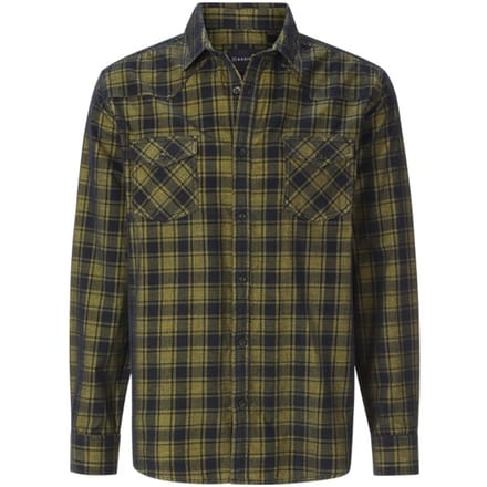 Babista herren Corduroy Overhemd - 45/46 - geel - Plus Size