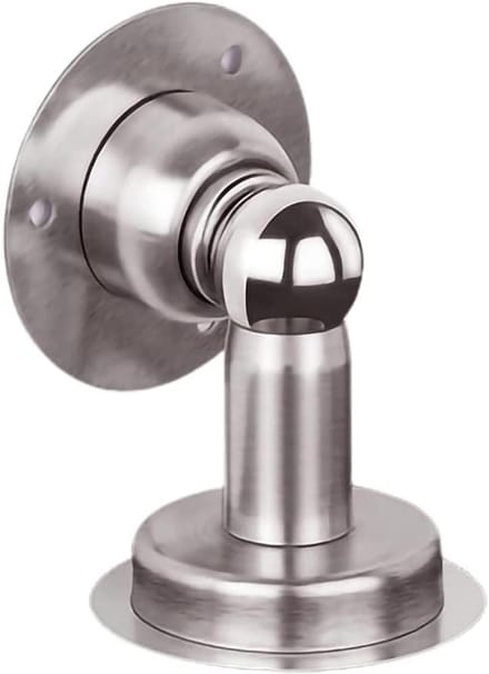 Deurstopper - Magnetische Houder - Deur Open Houden - Roestvrij Staal - 2 Stuks - C