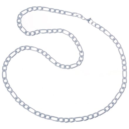 LGT Jewels Figaro Edelstaal ketting 6mm-66cm