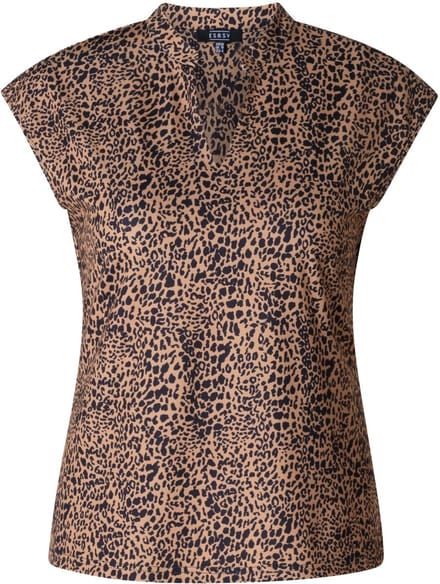 ES&SY Minthe Tops - Camel/Multi Colour - maat 42