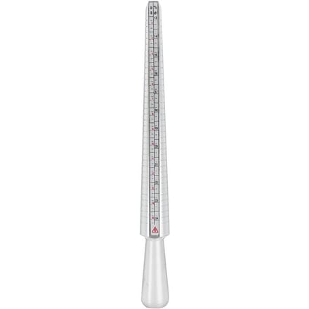 Aluminiumlegering Ring Mandrel Stok Maatmeter Sieraden Meetinstrument white