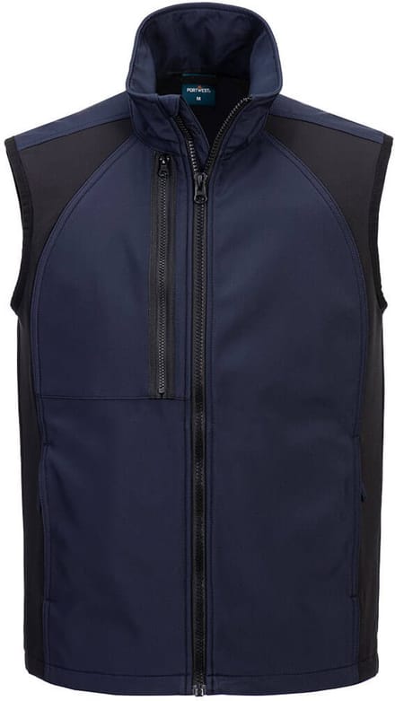 Portwest WX2 Eco Softshell Bodywarmer 2 (L) CD876 - Marine - M