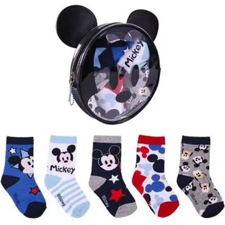 Set van 5 sokken voor babyjongens Cerda Mickey