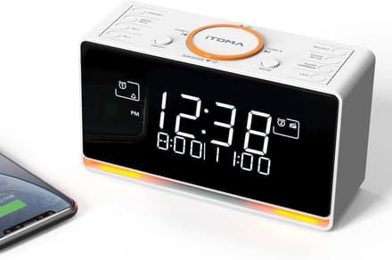 Digitale Wekker met DAB+/FM Radio, Bluetooth en USB Opladen