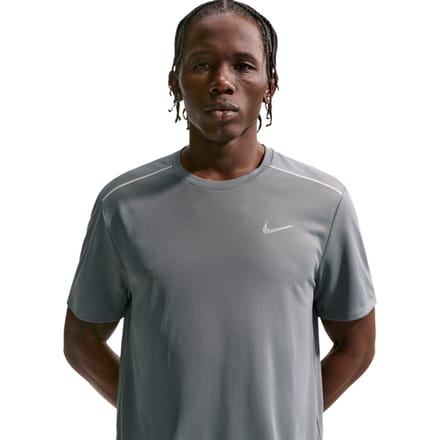 Nike Miler T-shirts Heren - Grijs - Maat XL - Poly Jersey