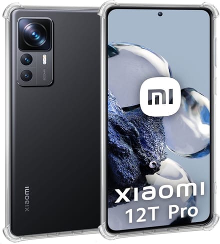 Geschikt voor Xiaomi 12T Pro - Hoesje - Shock Proof Case – Cover Transparant