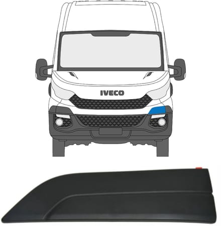 Bumper sierlijst voor Iveco Daily 2014-2019 / Links