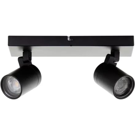 Aquavive Plafondspot Irminio Zwart 2xgu10 5w