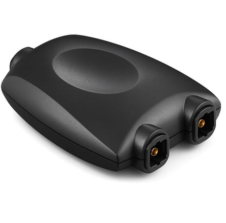Optische splitter - Toslink female - Zwart - Allteq