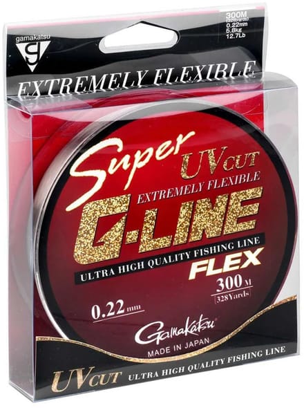 Gamakatsu Super G-line Flex Monofilament 300 M Transparant 0.260 mm