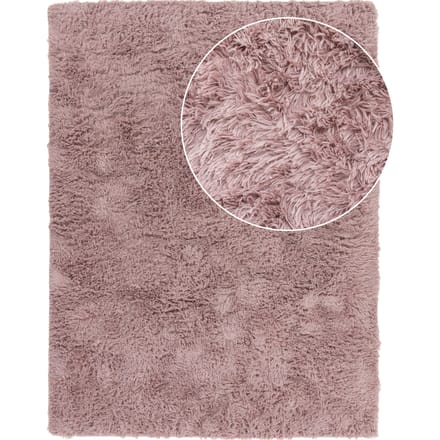 Hoogpolig tapijt Silvana roze 80x150 cm