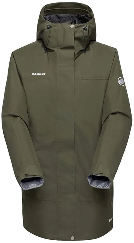 Mammut Treeline Waterdichte Thermo Hooded Parka Dames (Maat - S, Kleur - Dark Marsh)