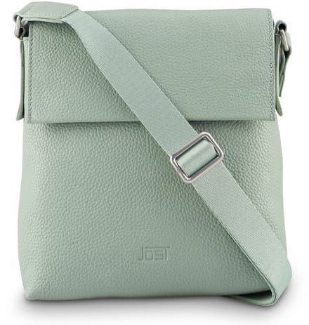 JOST Leren schoudertas Vika Crossbody Bag Lagoon mintgroen